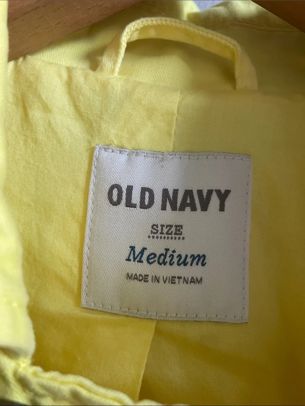 Old Navy Bright Yellow Double-Breasted Peacoat Jacket